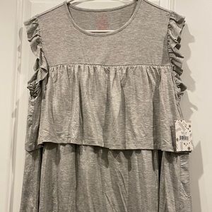 Every Grey Maternity Top- Large - NWT